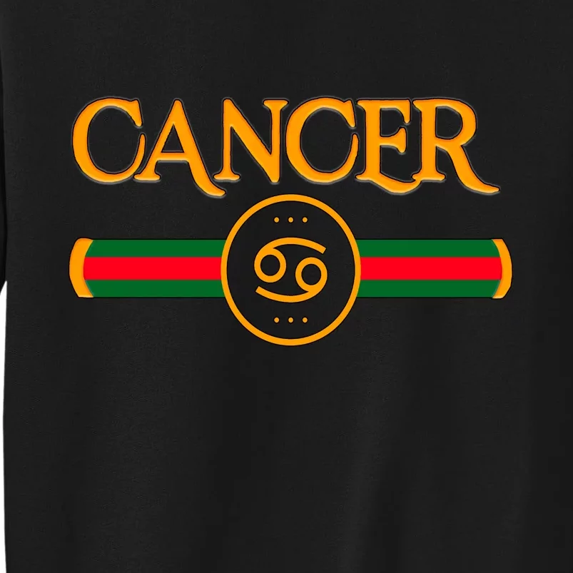 Cancer Zodiac Birthday Golden Icon Sweatshirt