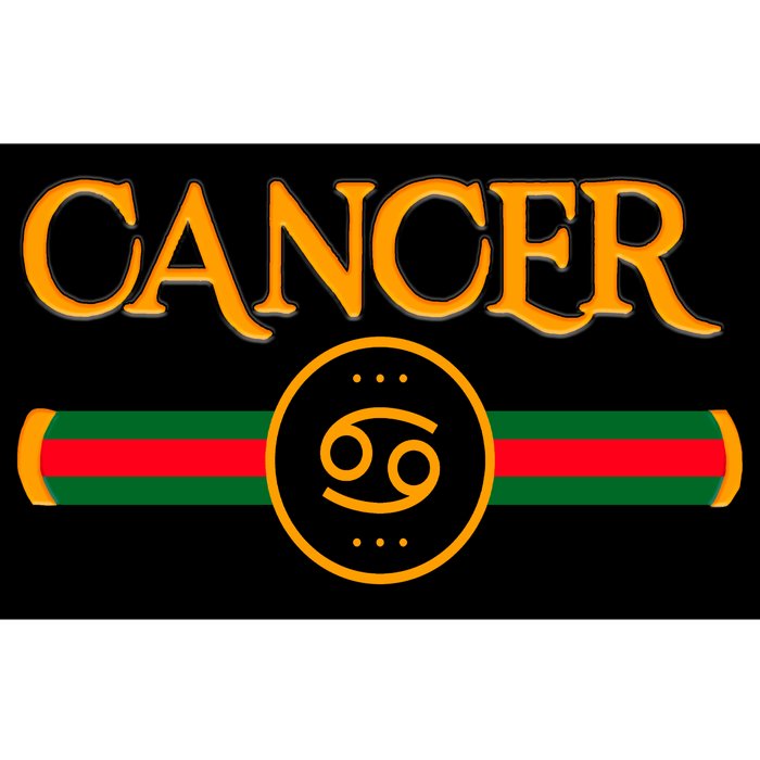 Cancer Zodiac Birthday Golden Icon Bumper Sticker