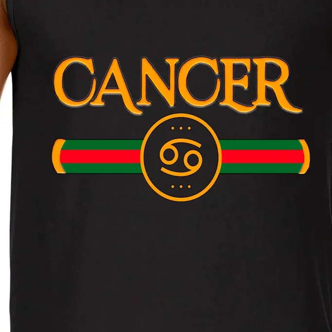 Cancer Zodiac Birthday Golden Icon Comfort Colors® Tank Top