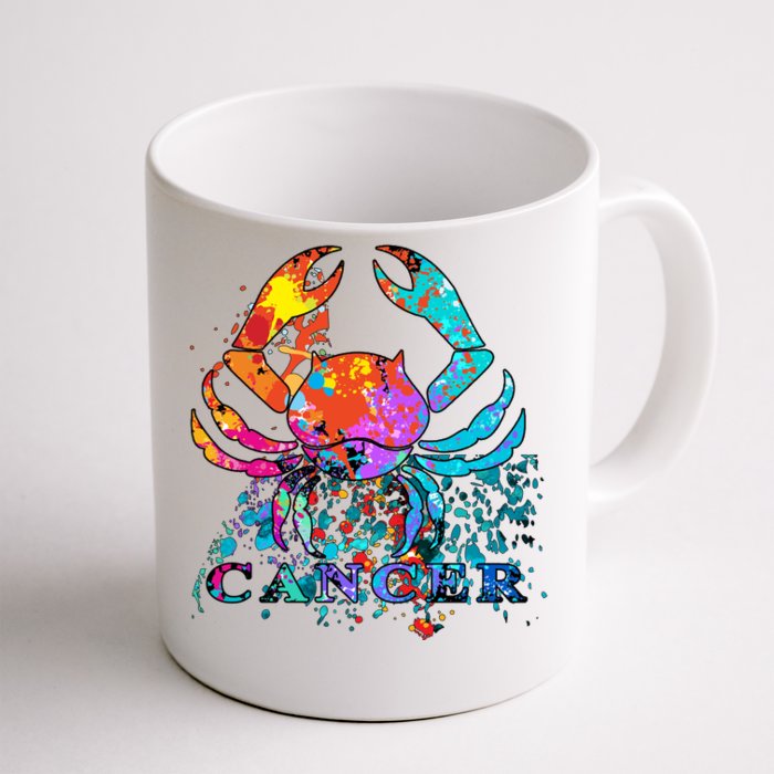 Cancer Zodiac Sign Crab Colorful Front & Back Coffee Mug