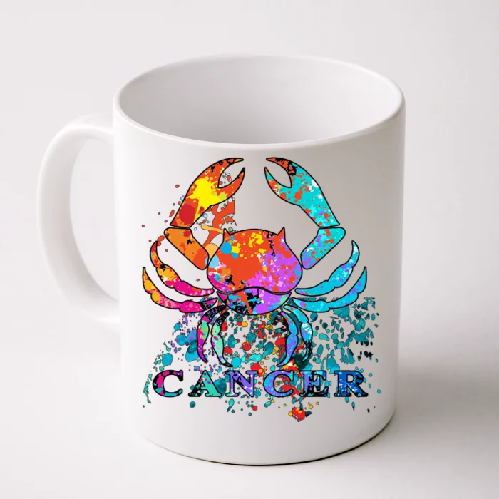 Cancer Zodiac Sign Crab Colorful Front & Back Coffee Mug