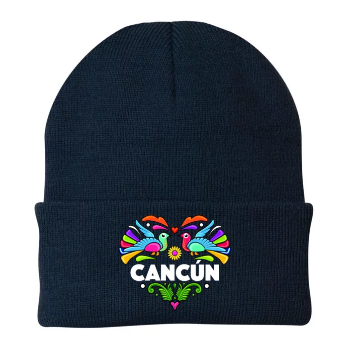 Cancun Artistic Heart Knit Cap Winter Beanie