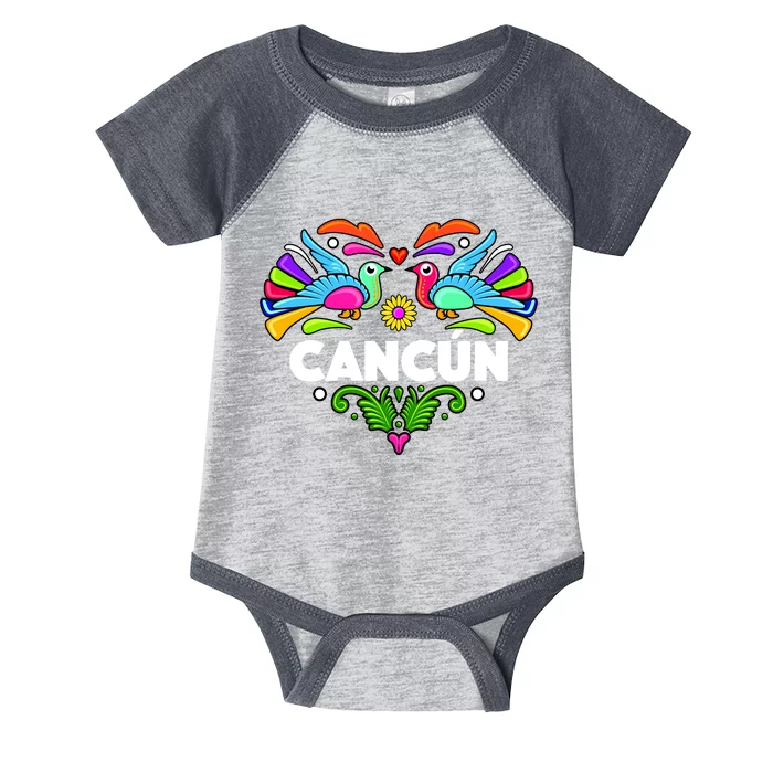 Cancun Artistic Heart Infant Baby Jersey Bodysuit