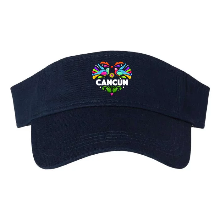 Cancun Artistic Heart Valucap Bio-Washed Visor