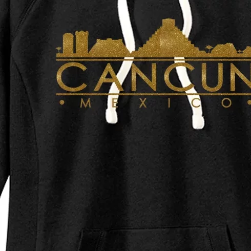 Cancun Limited Edition Gold Glitz Women's Fleece Hoodie