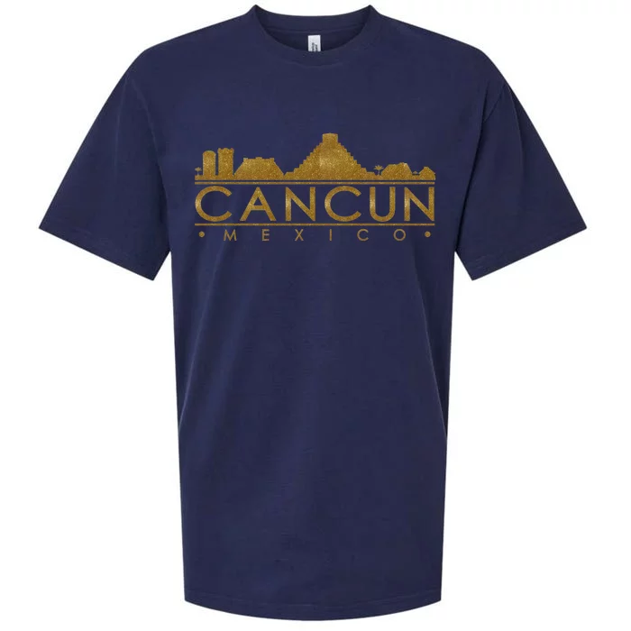 Cancun Limited Edition Gold Glitz Sueded Cloud Jersey T-Shirt