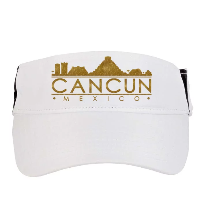 Cancun Limited Edition Gold Glitz Adult Drive Performance Visor