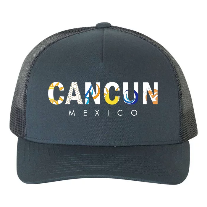 Cancun Mexico Yupoong Adult 5-Panel Trucker Hat