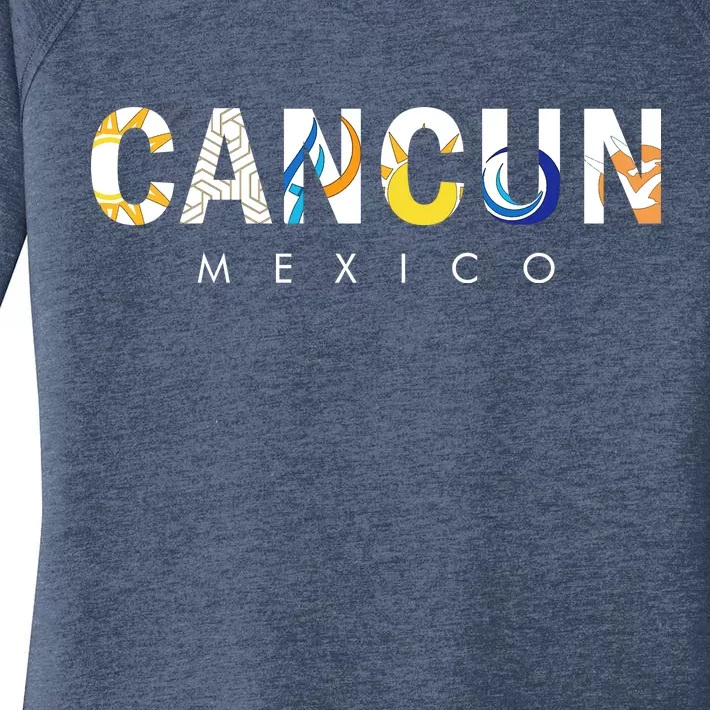 Cancun Mexico Women's Perfect Tri Tunic Long Sleeve Shirt