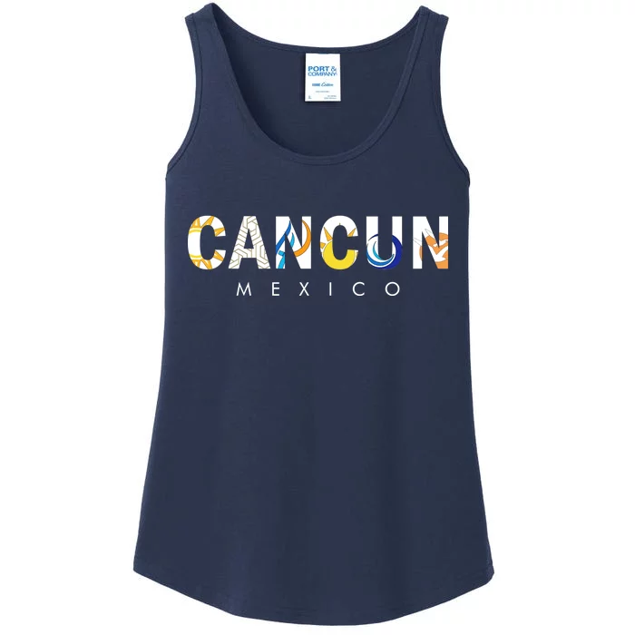 Cancun Mexico Ladies Essential Tank