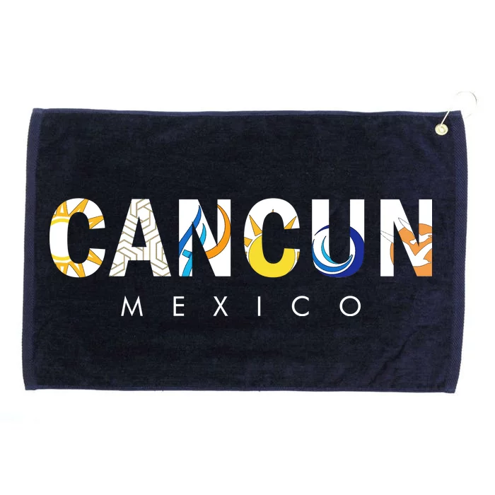 Cancun Mexico Grommeted Golf Towel