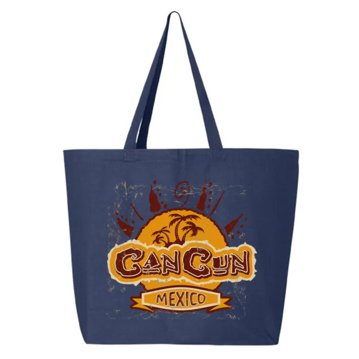 Cancun Mexico Vintage 25L Jumbo Tote