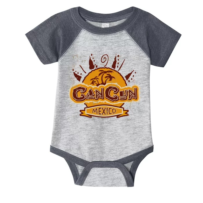 Cancun Mexico Vintage Infant Baby Jersey Bodysuit