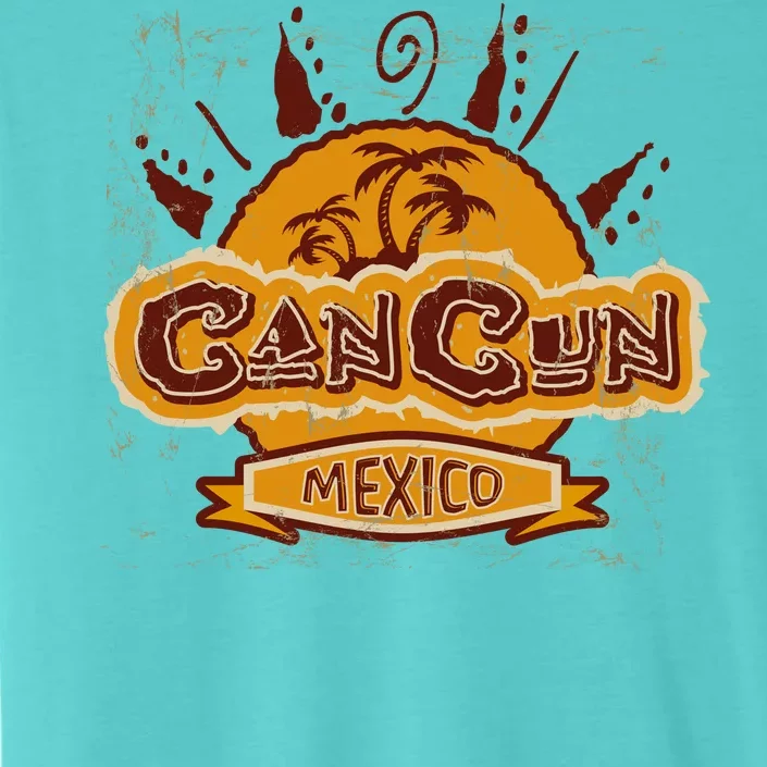 Cancun Mexico Vintage ChromaSoft Performance T-Shirt