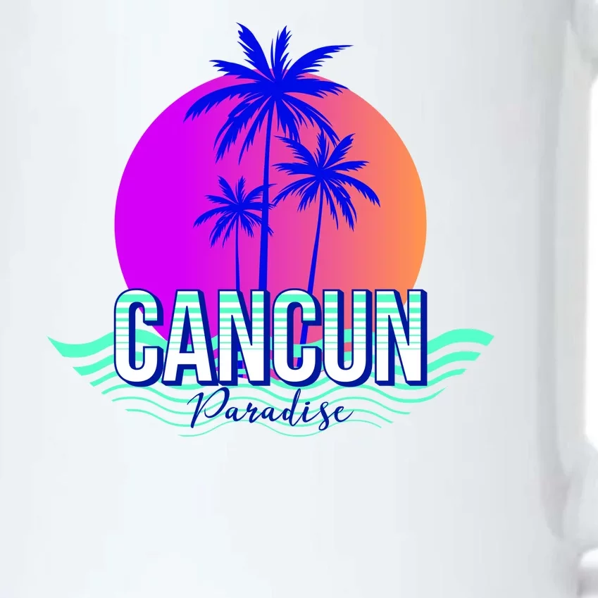 Cancun Paradise Black Color Changing Mug