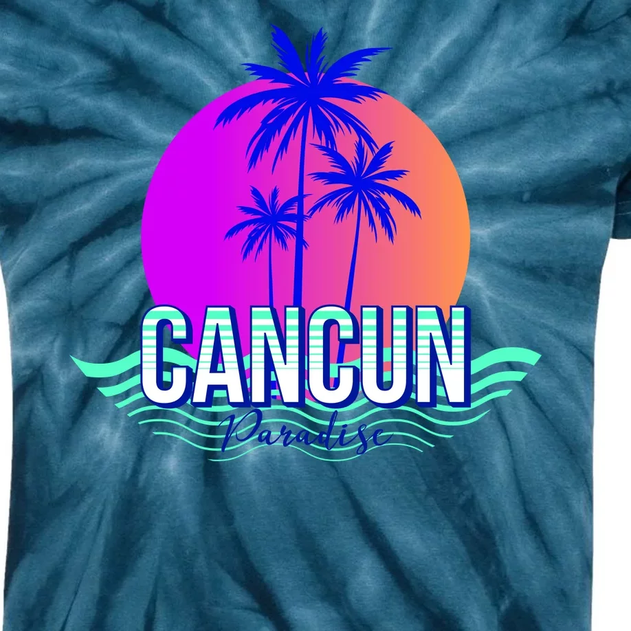 Cancun Paradise Kids Tie-Dye T-Shirt