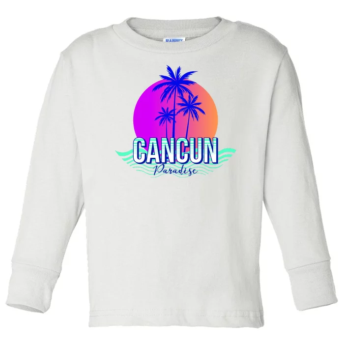 Cancun Paradise Toddler Long Sleeve Shirt