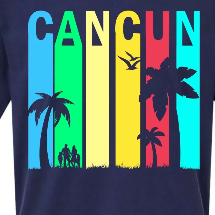 Cancun Retro Logo Sueded Cloud Jersey T-Shirt