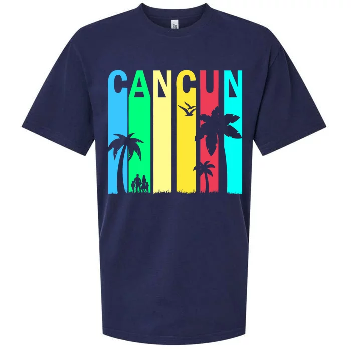 Cancun Retro Logo Sueded Cloud Jersey T-Shirt