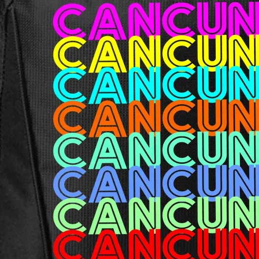 Cancun Retro Techno City Backpack