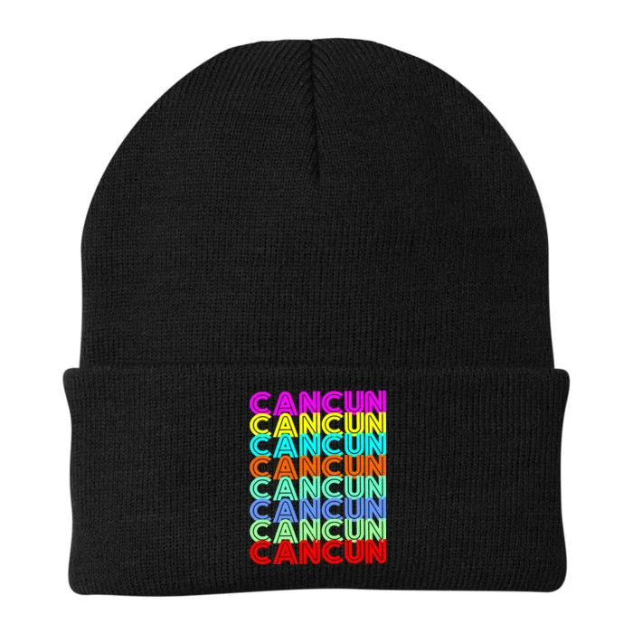 Cancun Retro Techno Knit Cap Winter Beanie