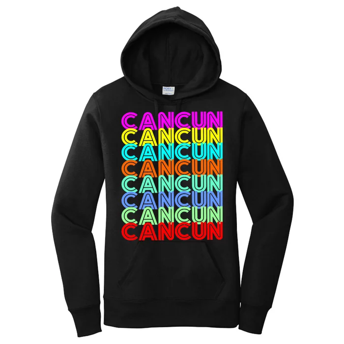 Cancun Retro Techno Women's Pullover Hoodie