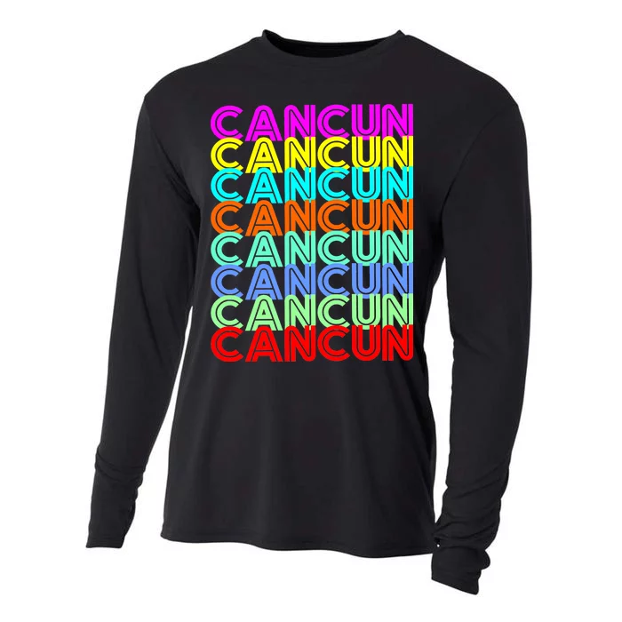 Cancun Retro Techno Cooling Performance Long Sleeve Crew