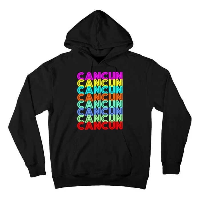 Cancun Retro Techno Tall Hoodie