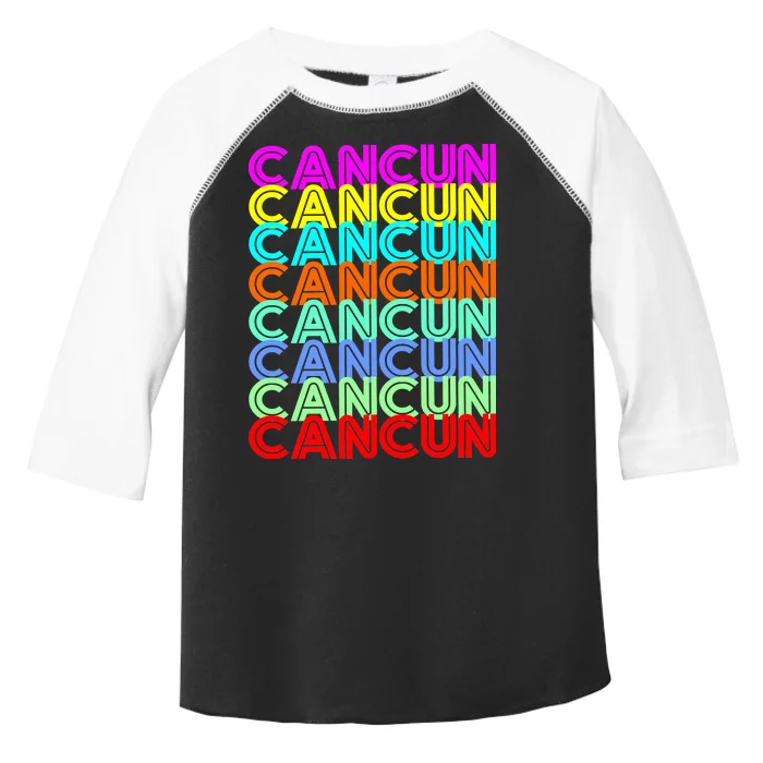 Cancun Retro Techno Toddler Fine Jersey T-Shirt