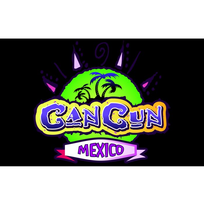 Cancun Tropical Logo Bumper Sticker