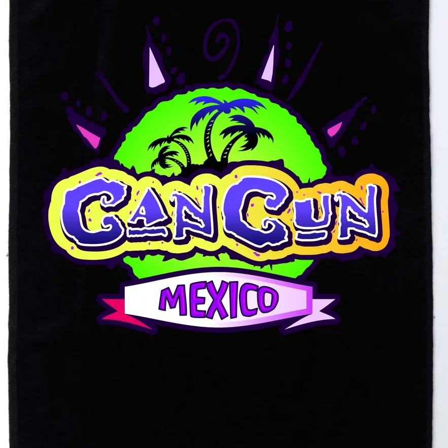 Cancun Tropical Logo Platinum Collection Golf Towel