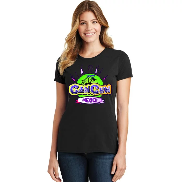 Cancun Tropical Logo Women's T-Shirt