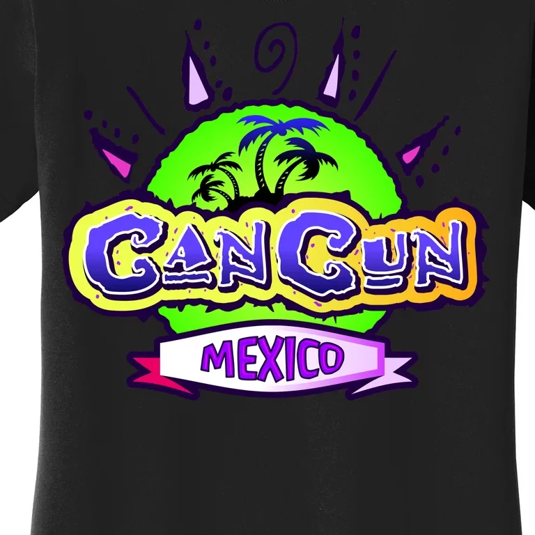 Cancun Tropical Logo Women's T-Shirt