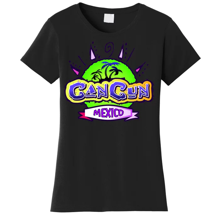 Cancun Tropical Logo Women's T-Shirt