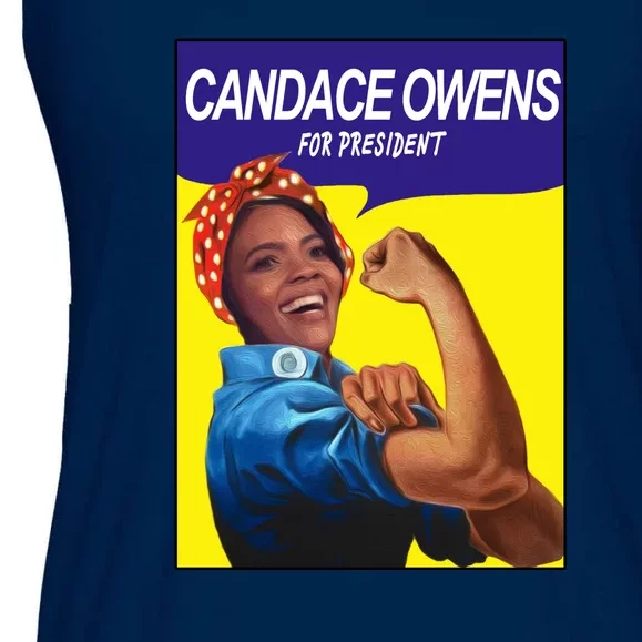 Candace Owens For President Ladies Essential Flowy Tank