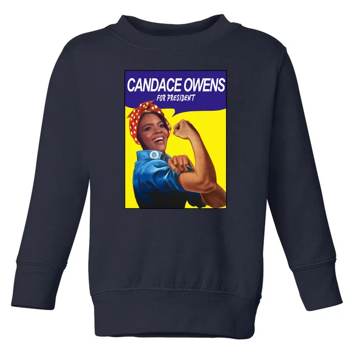 Candace Owens For President Toddler Sweatshirt