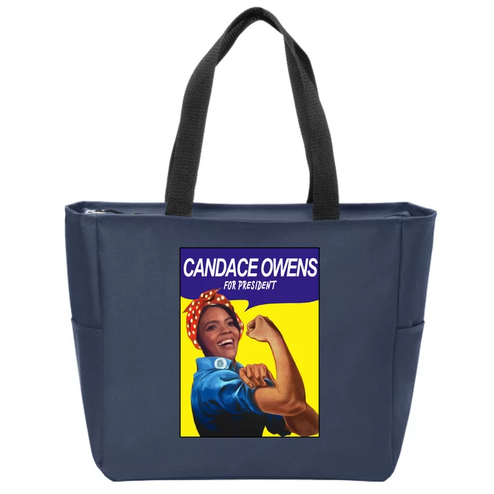 Candace Owens For President Zip Tote Bag