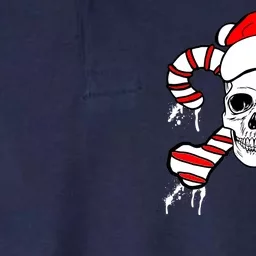 Candy Cane Skull Softstyle Adult Sport Polo