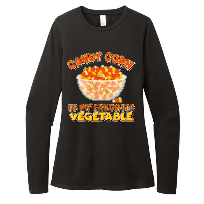 Candy Corn Is My Favorite Vegetable Womens CVC Long Sleeve Shirt