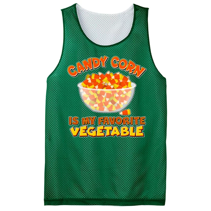 Candy Corn Is My Favorite Vegetable Mesh Reversible Basketball Jersey Tank