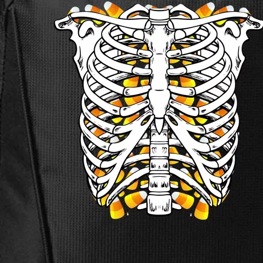 Candy Corn Skeleton Hallween Costume City Backpack