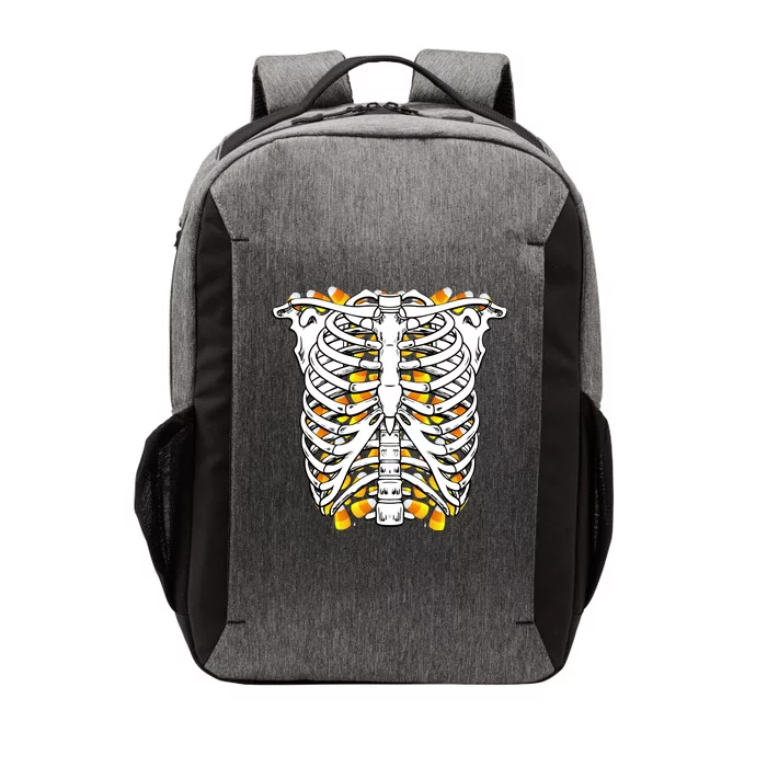 Candy Corn Skeleton Hallween Costume Vector Backpack