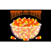 Candy Corn Trick or Treat Halloween Bumper Sticker