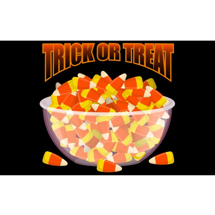 Candy Corn Trick or Treat Halloween Bumper Sticker