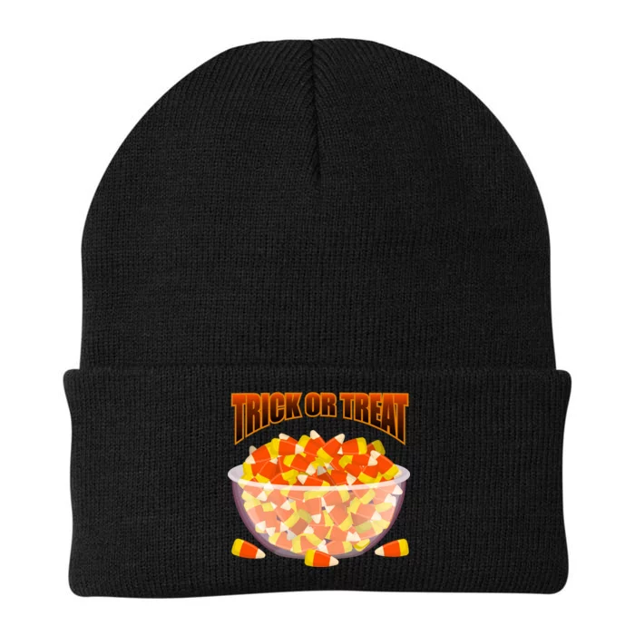 Candy Corn Trick or Treat Halloween Knit Cap Winter Beanie