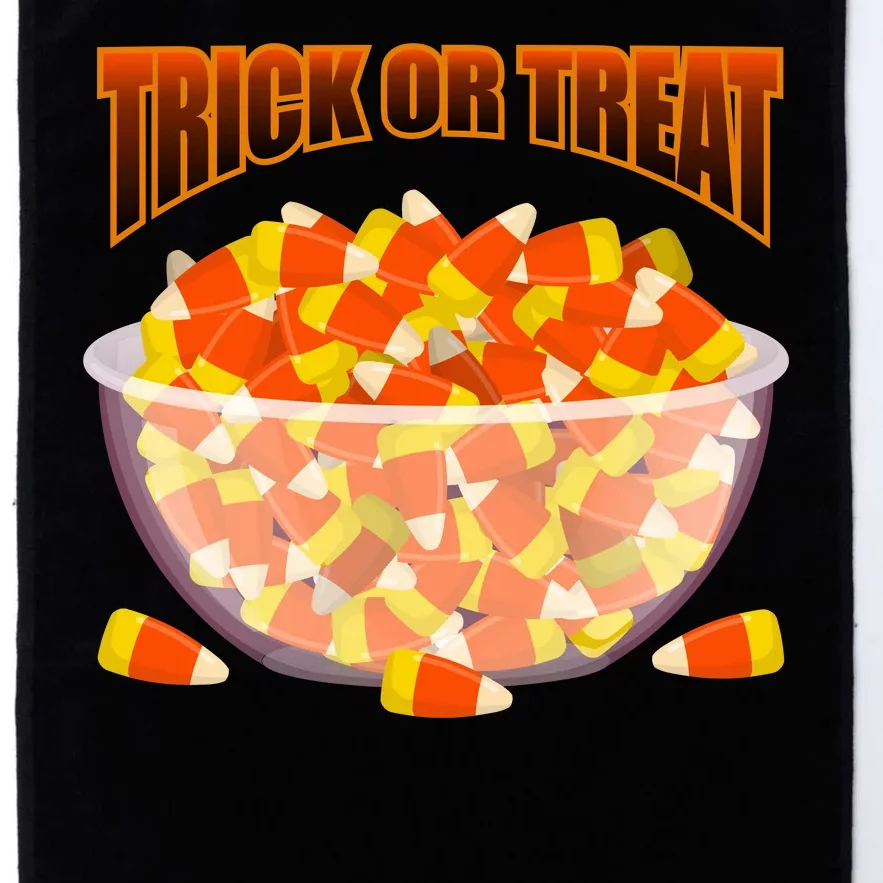 Candy Corn Trick or Treat Halloween Platinum Collection Golf Towel