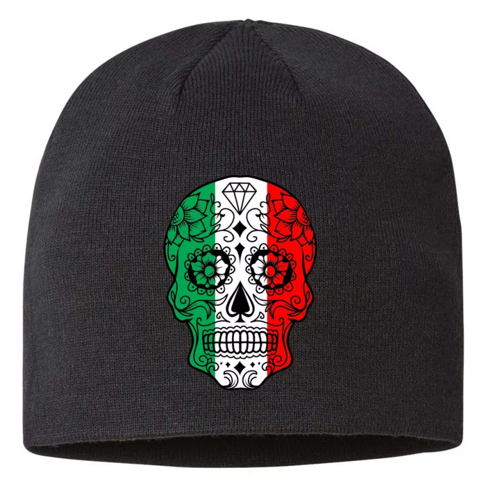 Candy Diamond Skull of Italy 8 1/2in Sustainable Knit Beanie