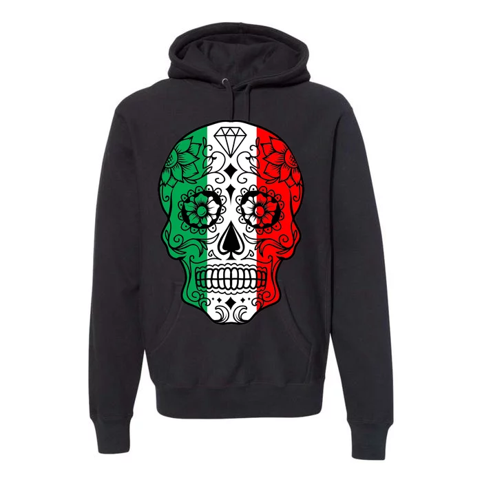 Candy Diamond Skull of Italy Premium Hoodie