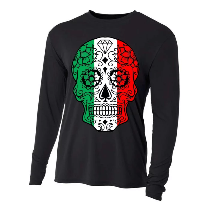 Candy Diamond Skull of Italy Cooling Performance Long Sleeve Crew