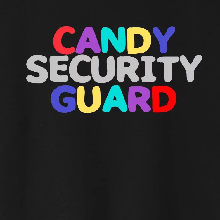 Candy Security Guard Women's Crop Top Tee